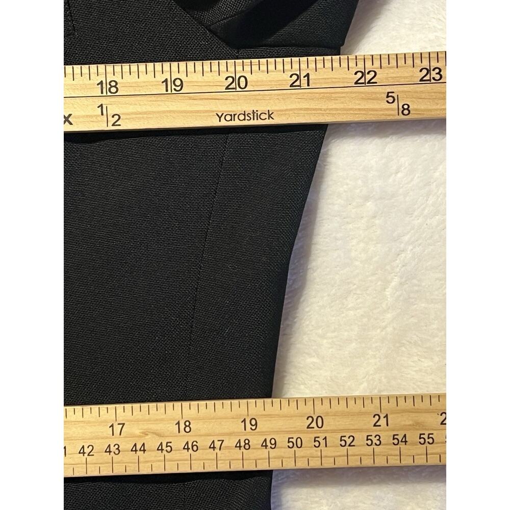 Vtg Wimbledon by Racquet Club 40R Black Gold Tone Buttons Patch Pockets Blazer - Picture 13 of 15